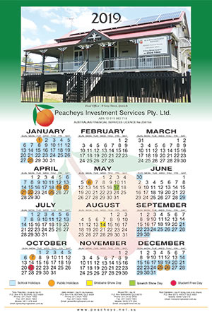 peacheys-calendar-2019 peacheys-calendar-2019
